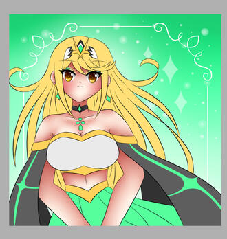 mythra digital colouring