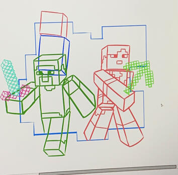 minecraft digital sketch minecraft digital sketch